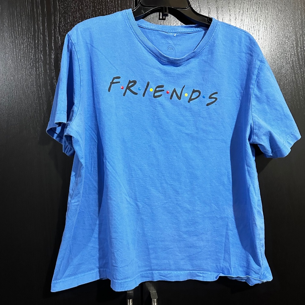 Friends TV Show T-Shirt Large Blue Short Sleeve - Original from Warner Bros